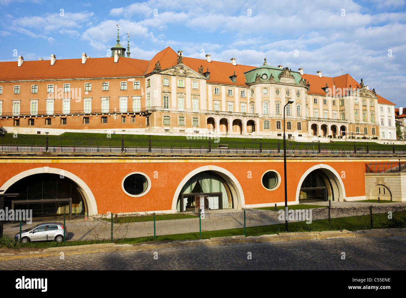 Castillo Real en el casco antiguo de Varsovia, Polonia Foto de stock