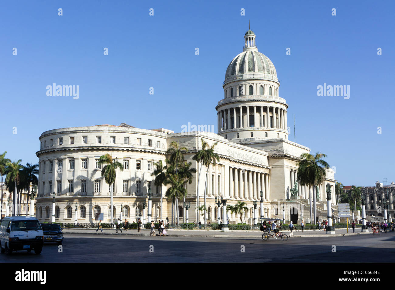 El Capitolio, o el edificio del Capitolio Nacional en La Habana, Cuba Foto de stock