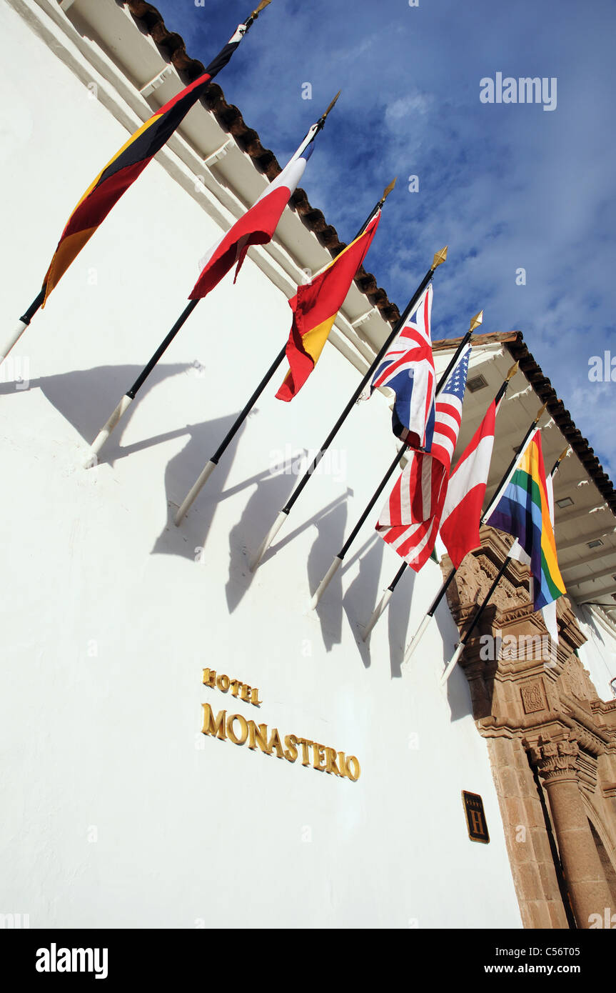 El Hotel Monastero en Cusco, Peru. Foto de stock