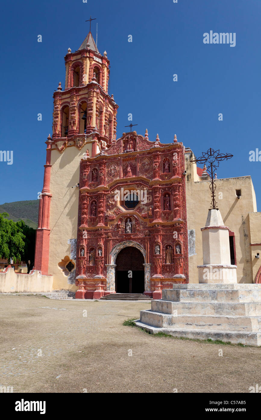 Construido en 1761, la Purísima Concepción en Landa de Matamoros Queretaro, México y es una de