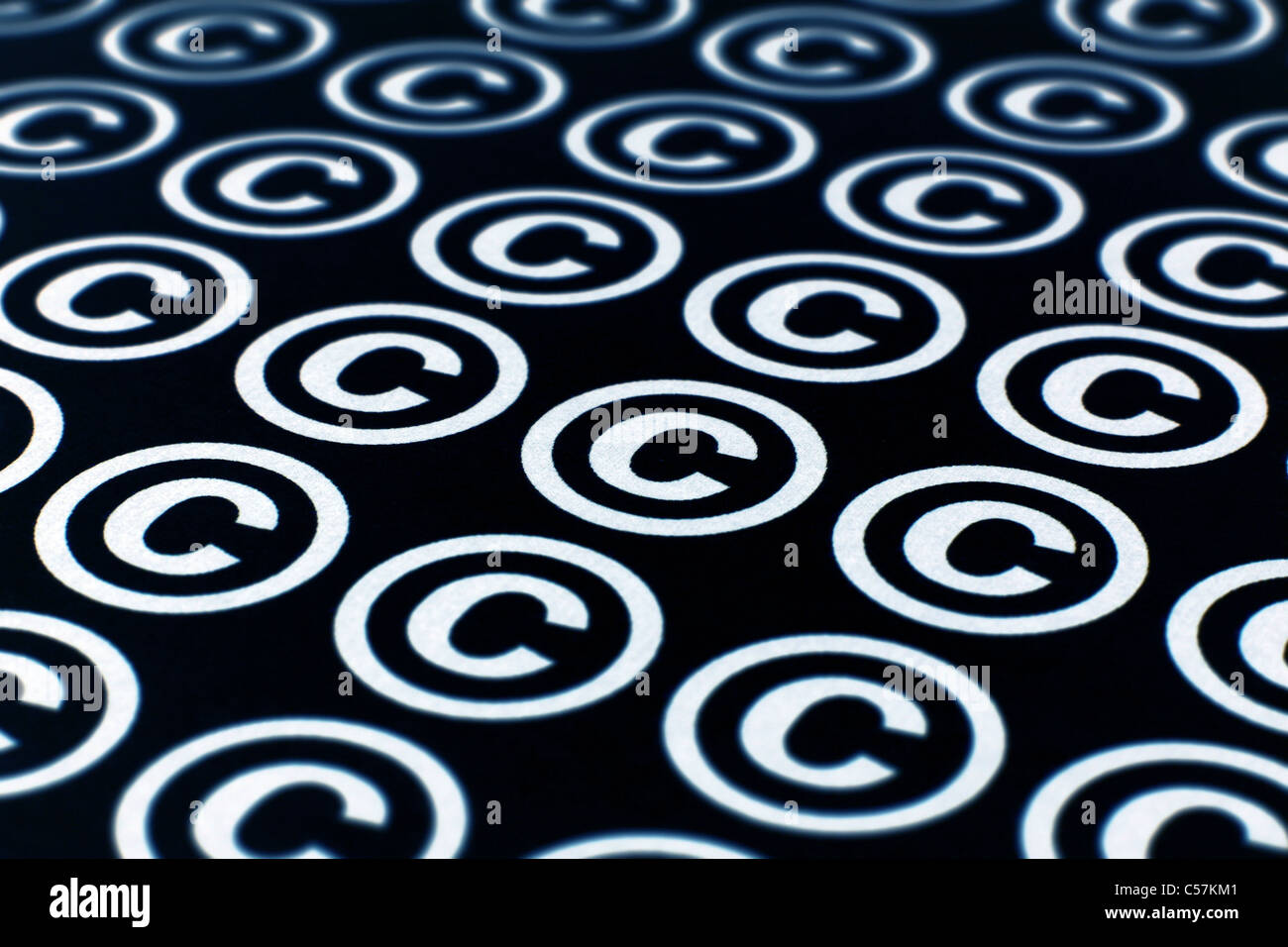 Derechos de autor Foto de stock