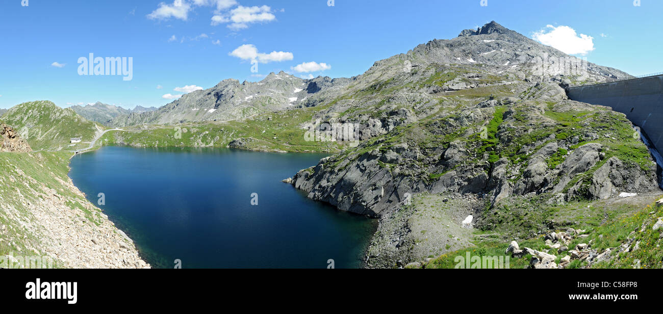Suiza, Ticino, Val Lavizzara, Valmaggia, Laghetto Superiore, valle de Maggia, lago Foto de stock