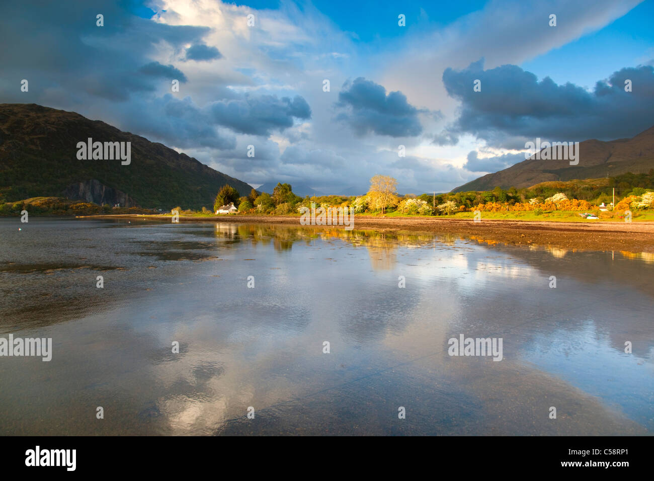 Taynuilt; Loch Etive; Escocia Foto de stock