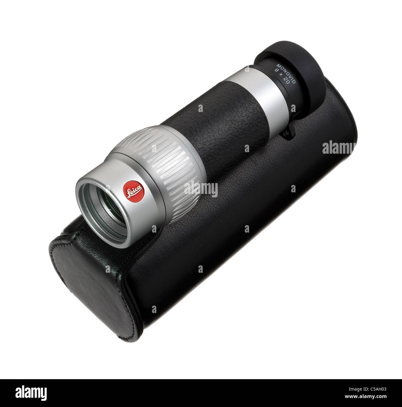 Leica monovid telescopio monocular y caso Fotografía de stock - Alamy