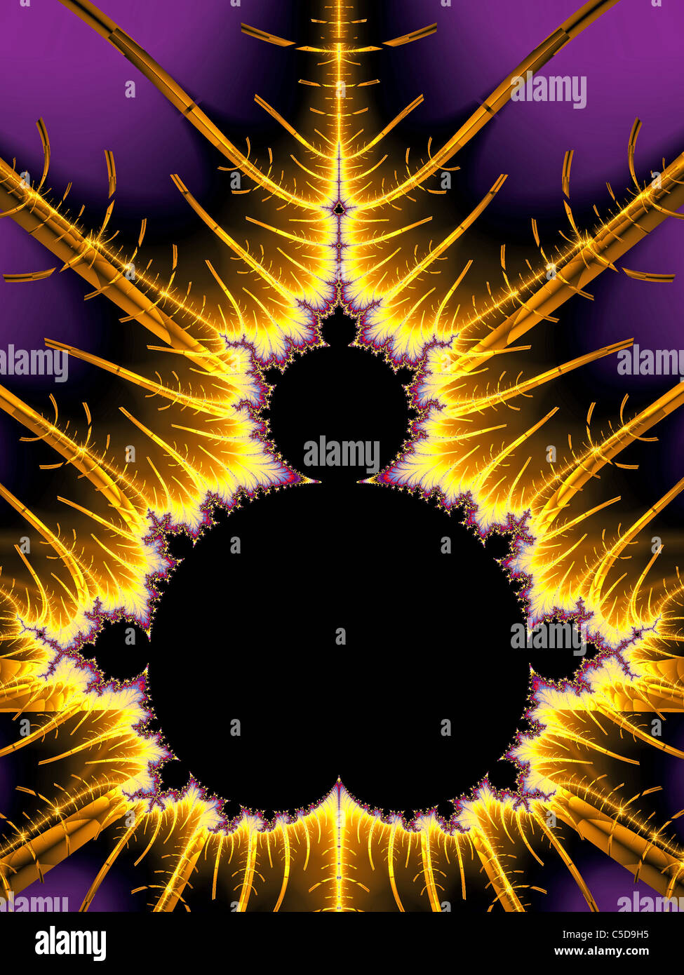 Un fractal Chaospro genera el diseño basado en el conjunto de Mandelbrot  Fotografía de stock - Alamy