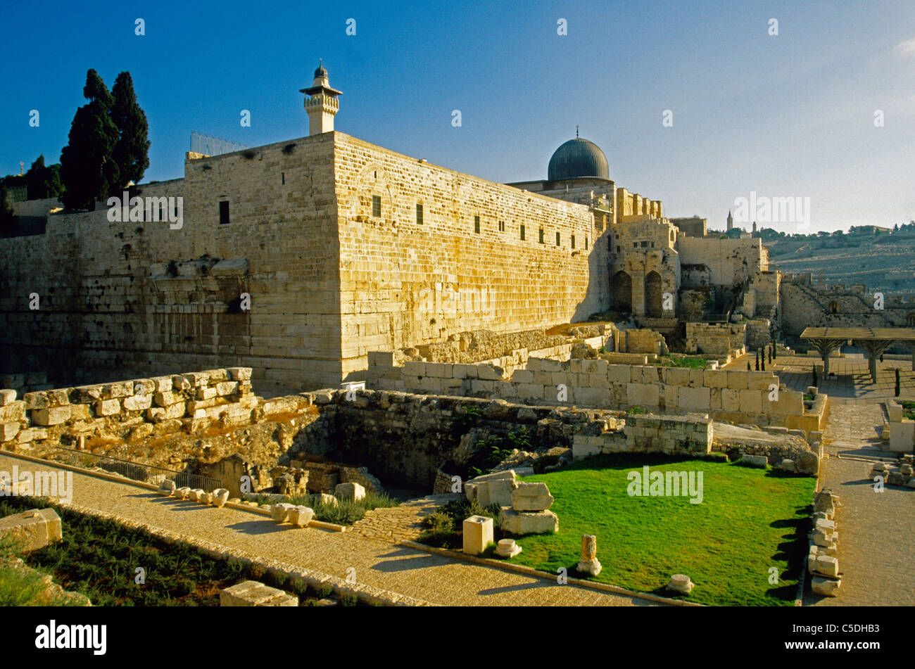 Las ruinas del Templo del Rey Salomón, en Jerusalén Fotografía de stock -  Alamy