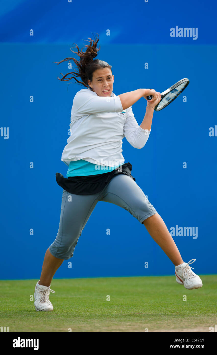 Marion Bartolli de Francia en acción. Foto de stock