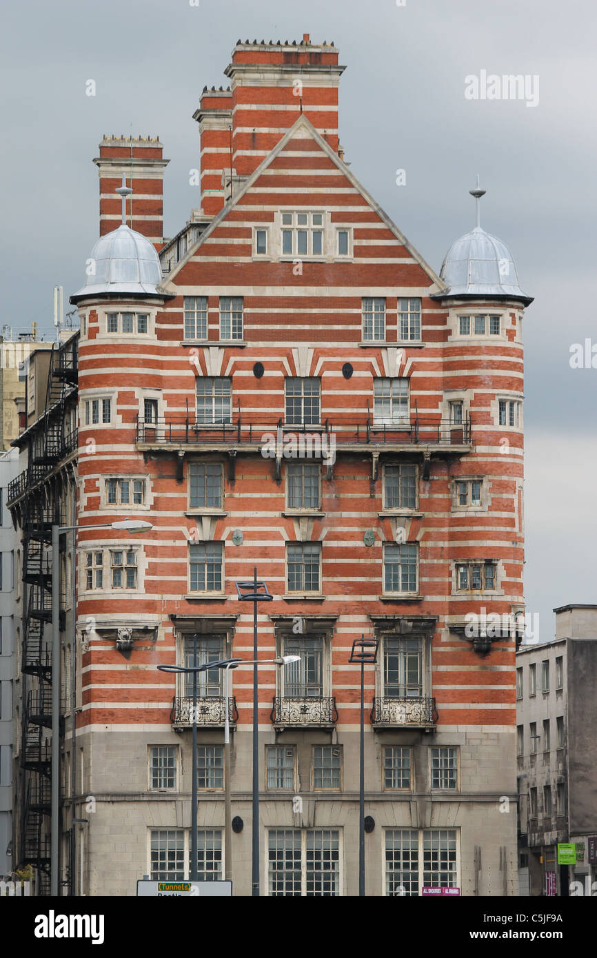 Vista de Albion House, James Street, Liverpool, conocido como el