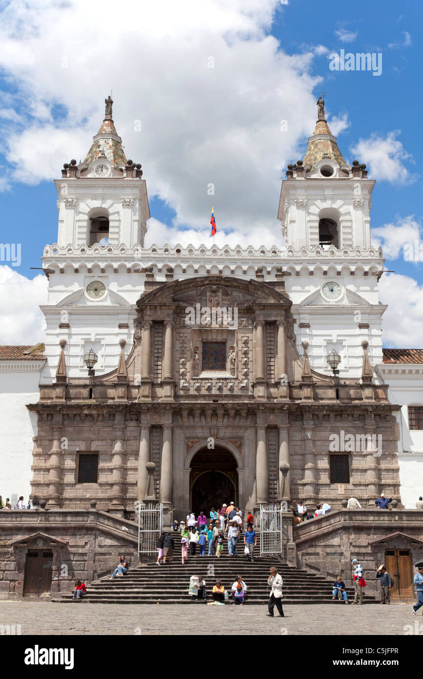 Exterior de la Iglesia y Convento de San Francisco de Quito, Ecuador