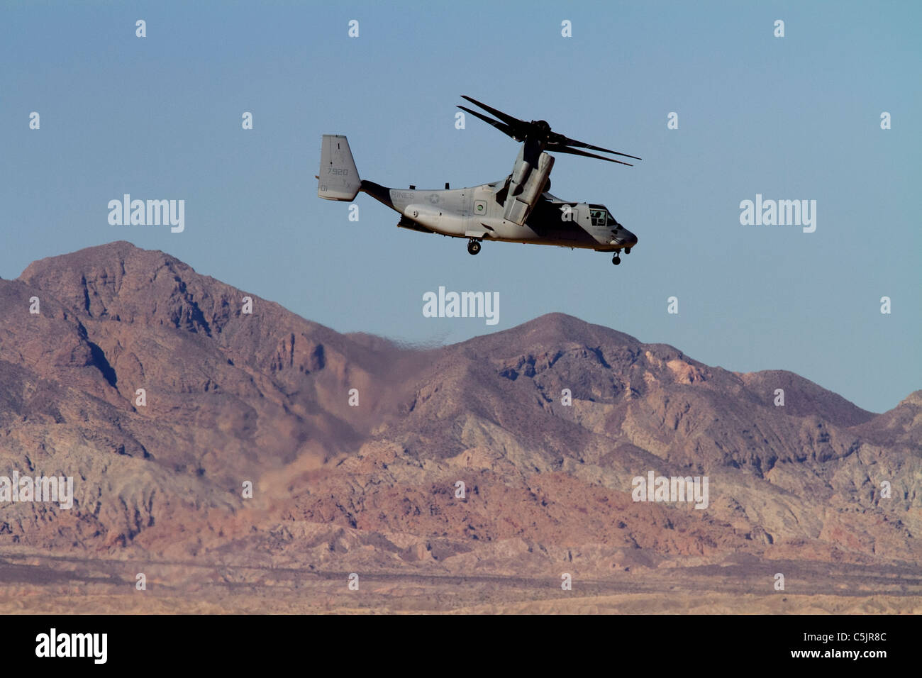 -V-22 Osprey, Ocotillo Wells, California. Foto de stock