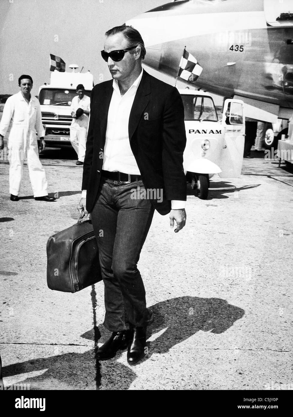 Marlon Brando, 1968 Foto de stock