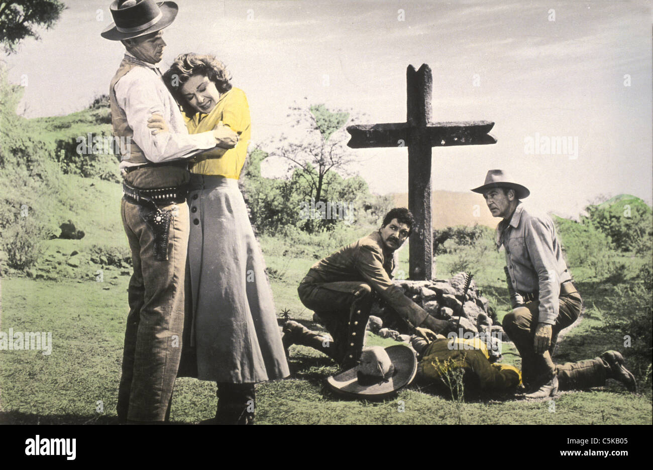 Jardín del mal Año : 1954 Director : EE.UU. Henry Hathaway Gary Cooper, Susan Hayward, Richard Widmark Foto de stock