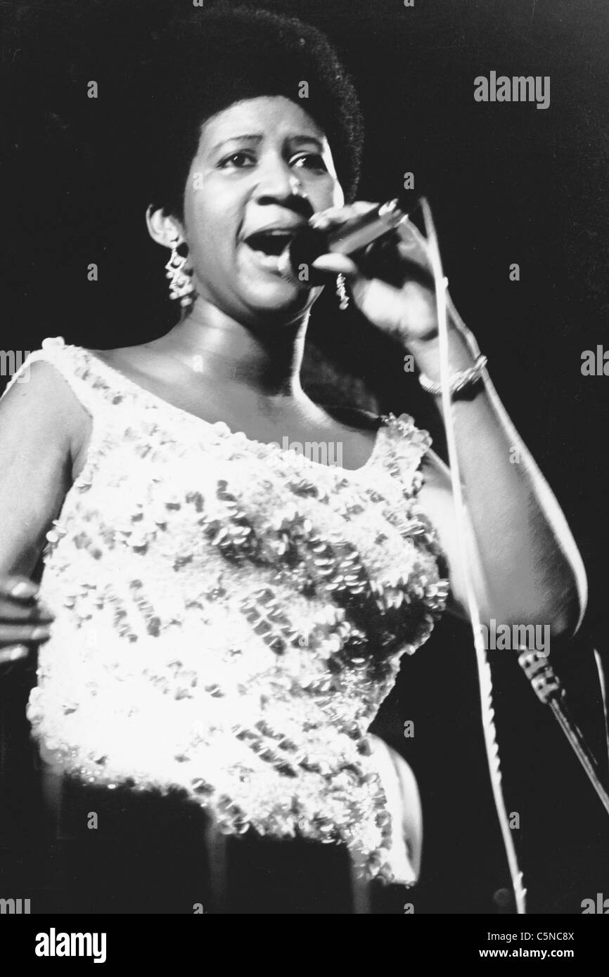 aretha franklin Foto de stock