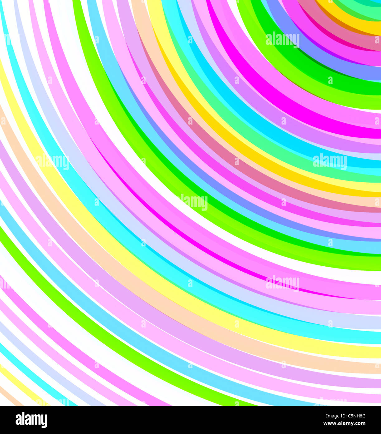Las líneas curvas de color Fotografía de stock - Alamy