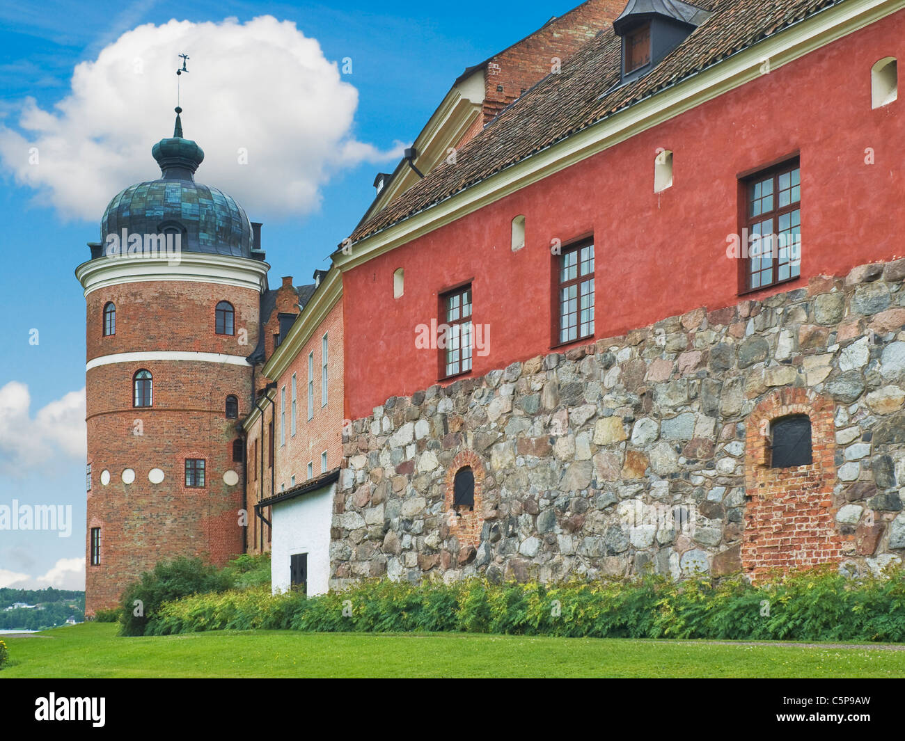 1537 construyeron el Castillo de Gripsholm de Gustav I. Wasa Strängnäs municipio, condado de Södermanland, Suecia, Europa Foto de stock