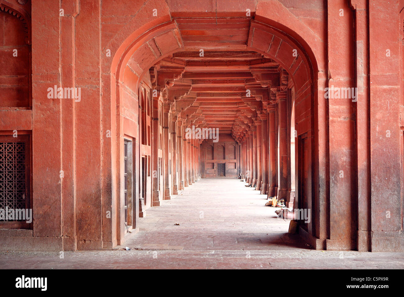 Mezquita Jami Masjid (1571), Fatehpur Sikri, India Foto de stock