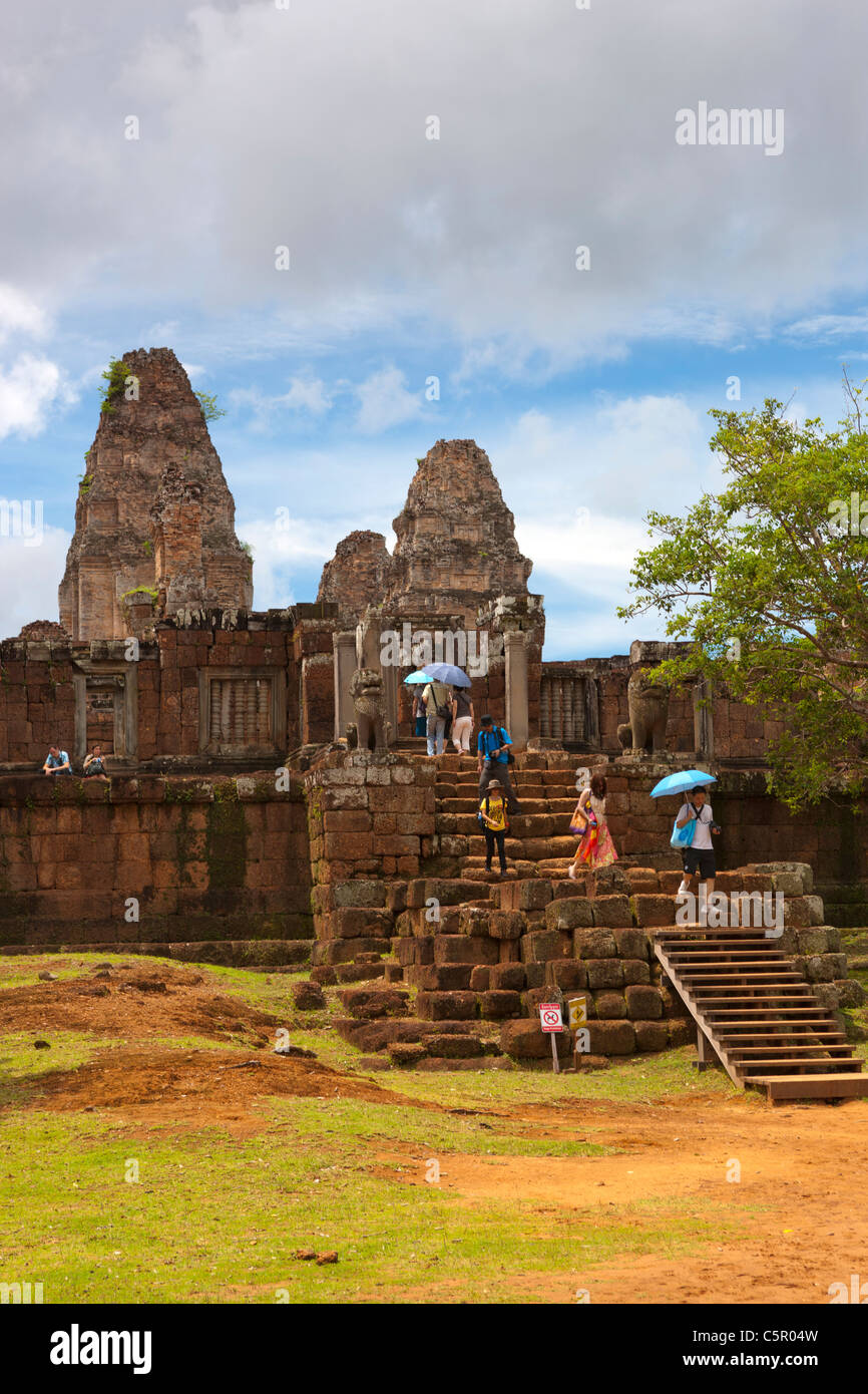 Prasat Pre Rup (girar el cuerpo), Angkor, sitio del Patrimonio Mundial de la UNESCO, Siem Reap, Camboya, en el sudeste de Asia Foto de stock