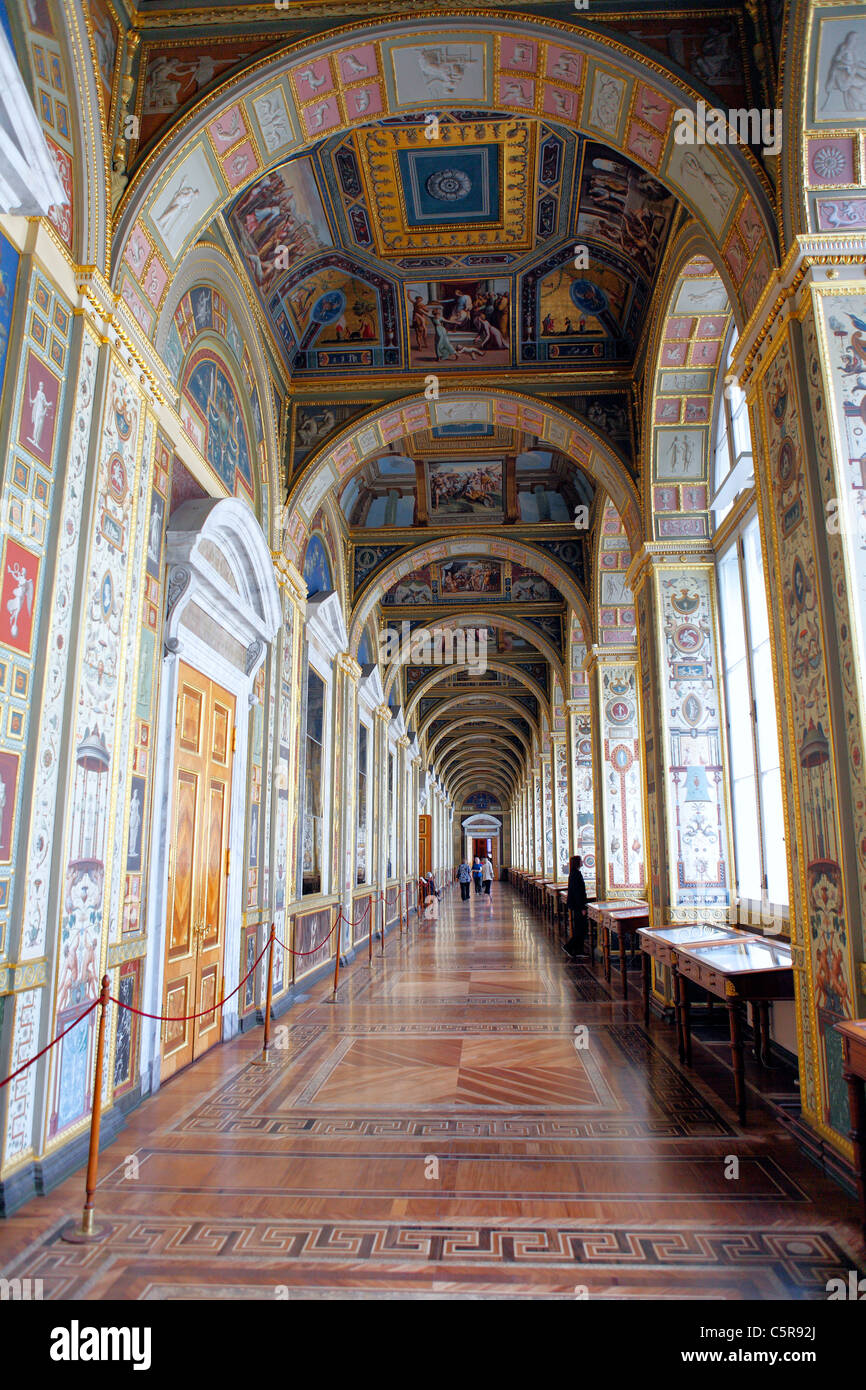 Museo Estatal del Hermitage, el Palacio de Invierno, San Petersburgo, Rusia Foto de stock