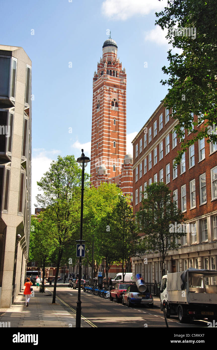 La Catedral de Westminster, Westminster, la ciudad de Westminster, London, Greater London, England, Reino Unido Foto de stock