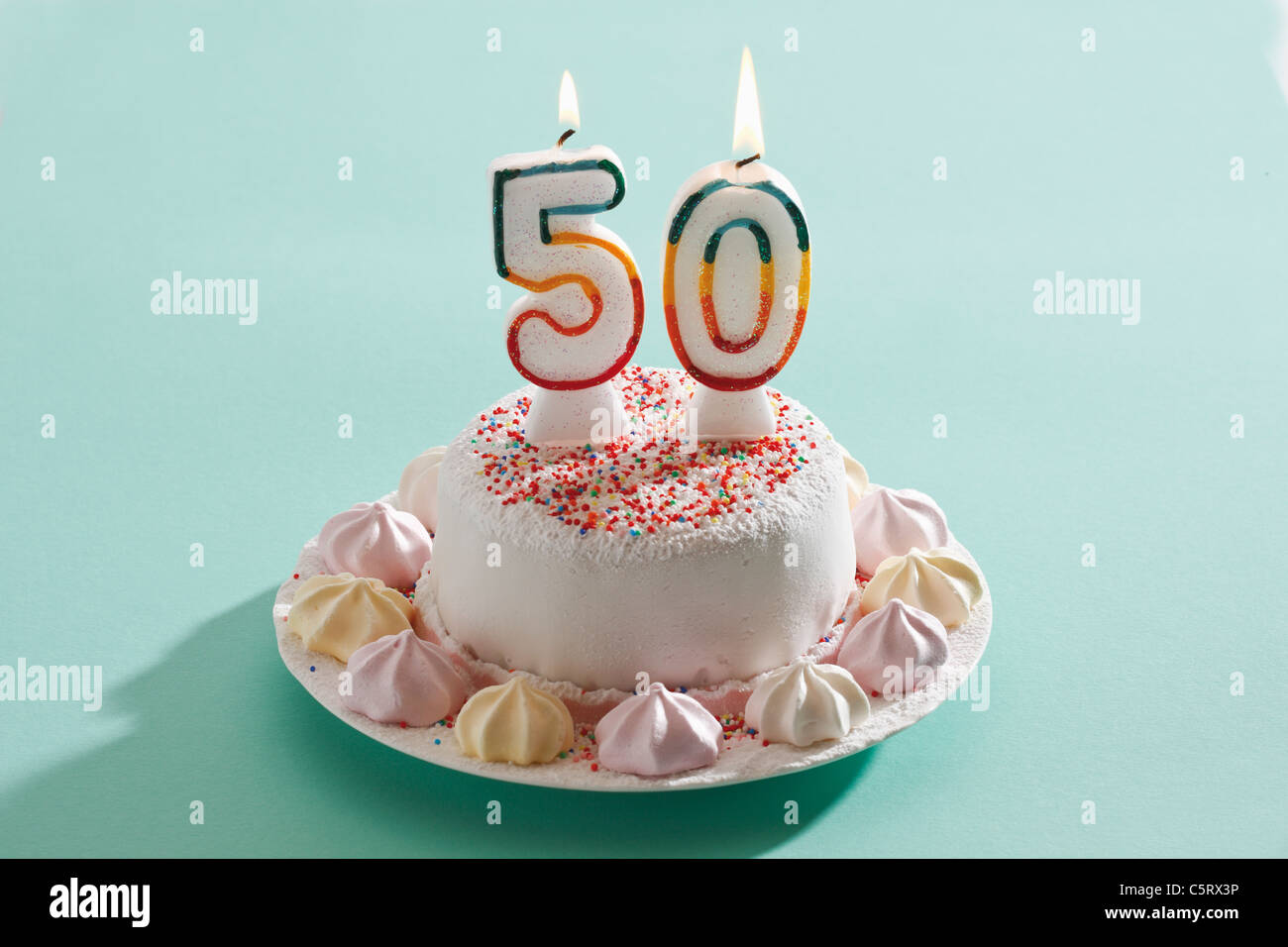 Vela dorada con número 50 cumpleaños, decoración de pastel número 50,  decoración de fiesta para mujeres u hombres