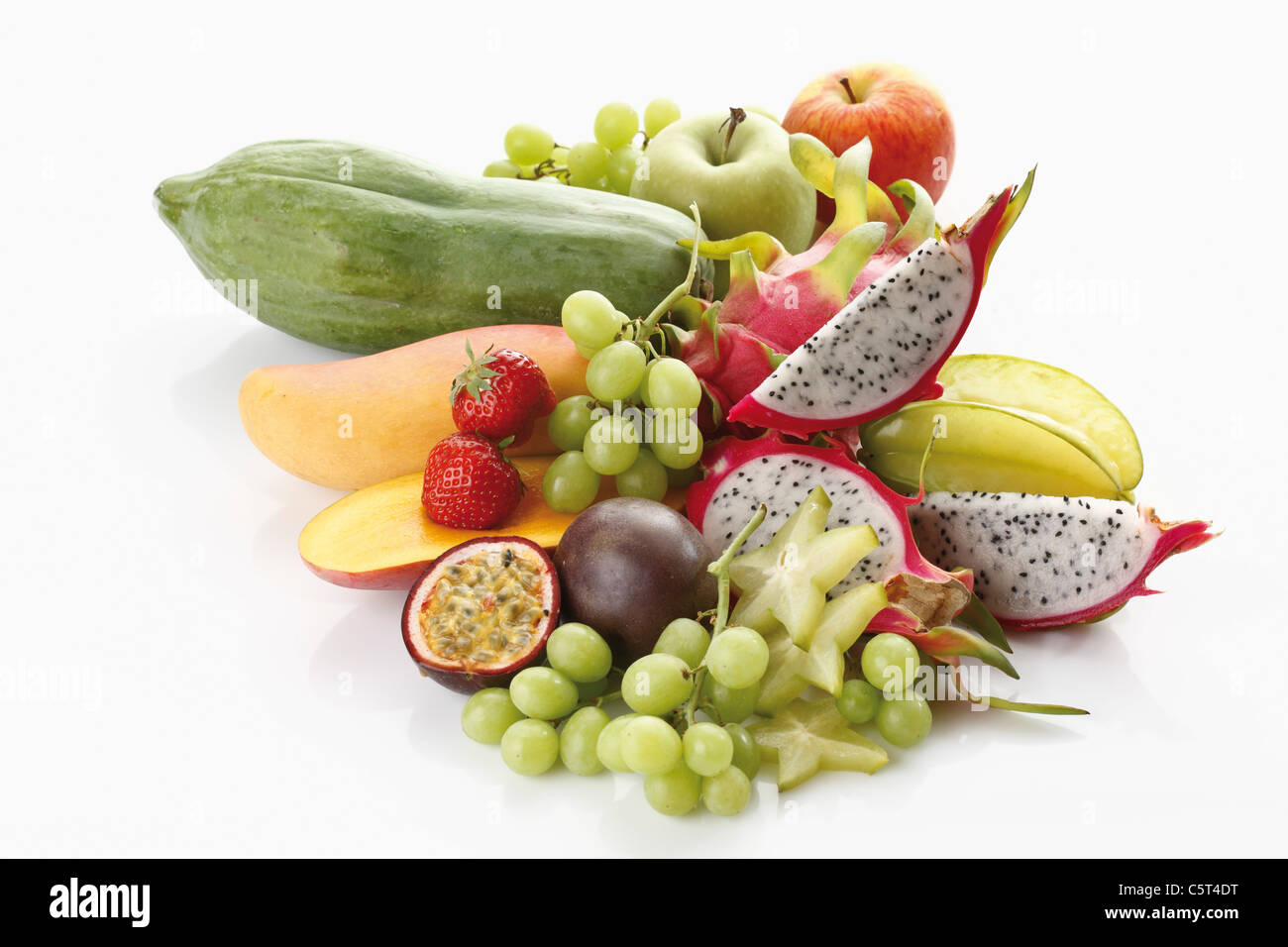 La variedad de frutas Foto de stock