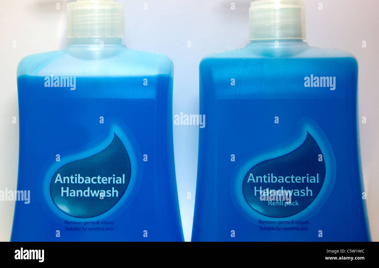 Handwash antibacterianos para uso doméstico, Londres Foto de stock
