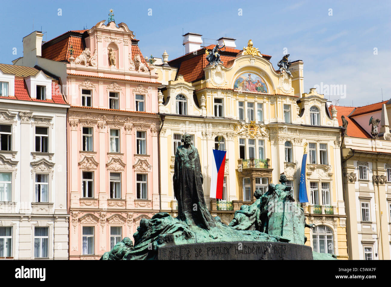 Praga, República Checa, el Ministerio de desarrollo urbano. Foto de stock