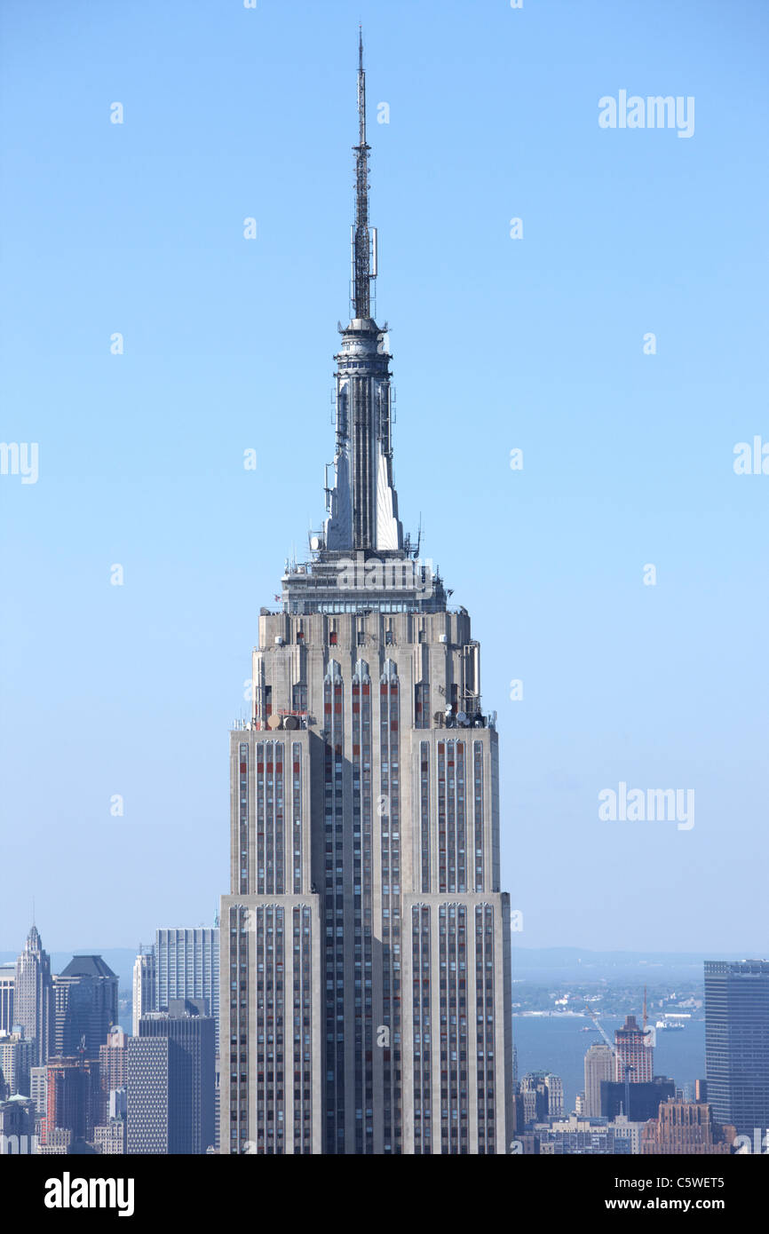 Ee.Uu., la ciudad de Nueva York, el Empire State Building. Foto de stock