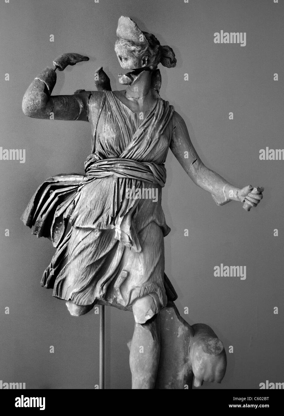 Artemis o Versailles dios griego Roman 2 céntimos BC Perge Perge Turquía Foto de stock