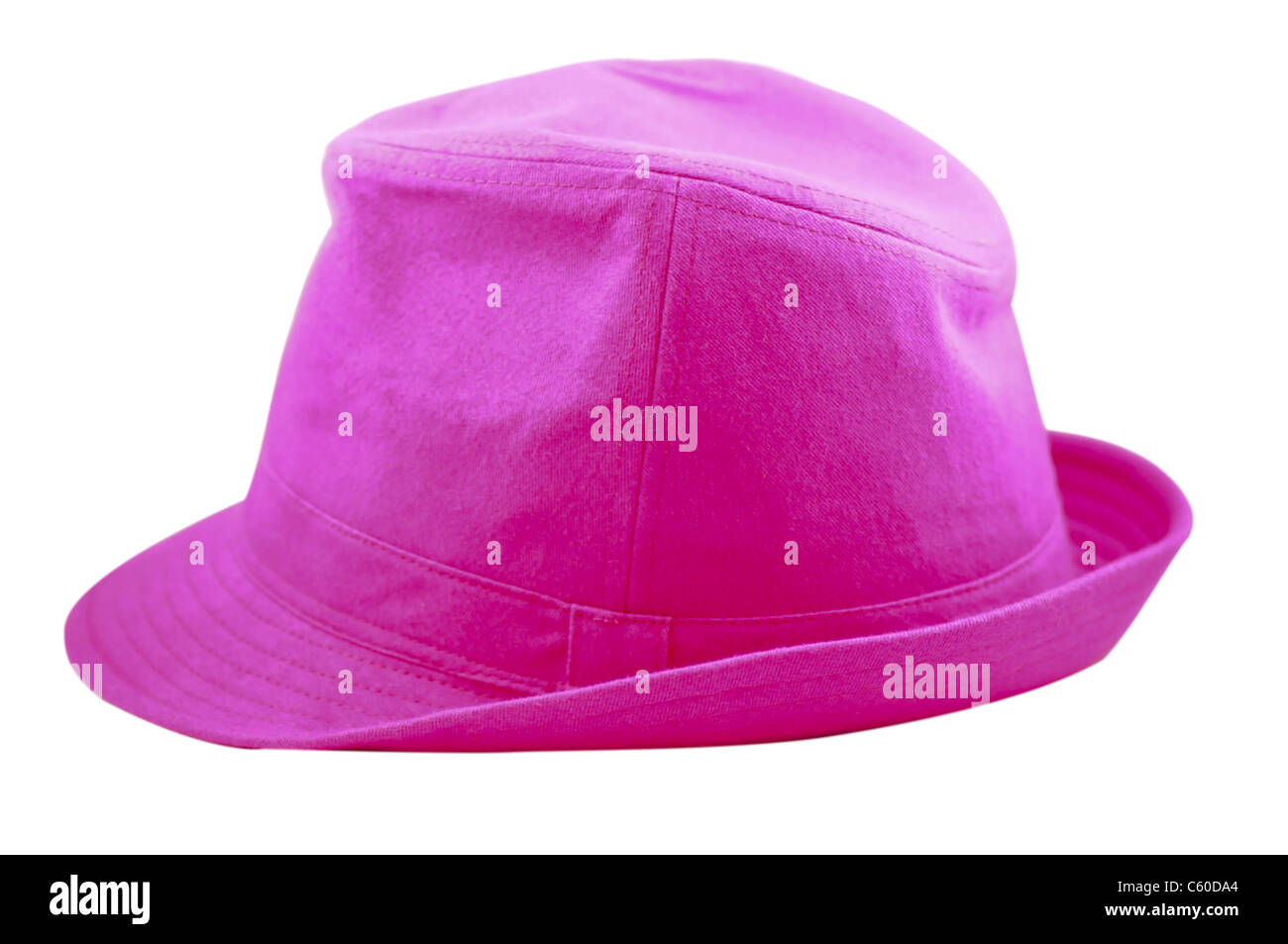 Pink Hat aislado sobre un fondo blanco. Foto de stock