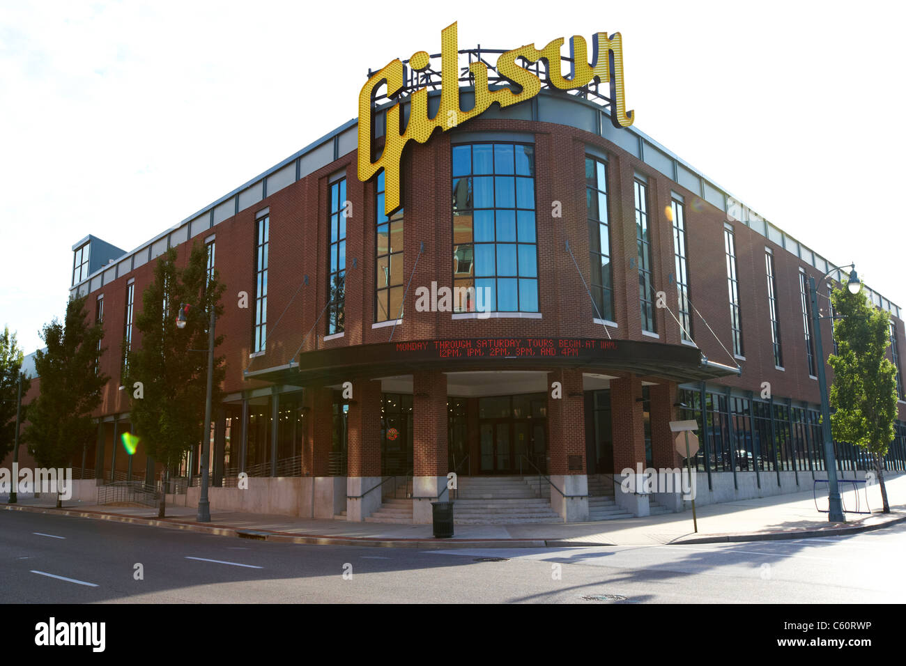 La fábrica de guitarras Gibson y escaparate en Memphis, Tennessee, Estados  Unidos de América ee.uu Fotografía de stock - Alamy