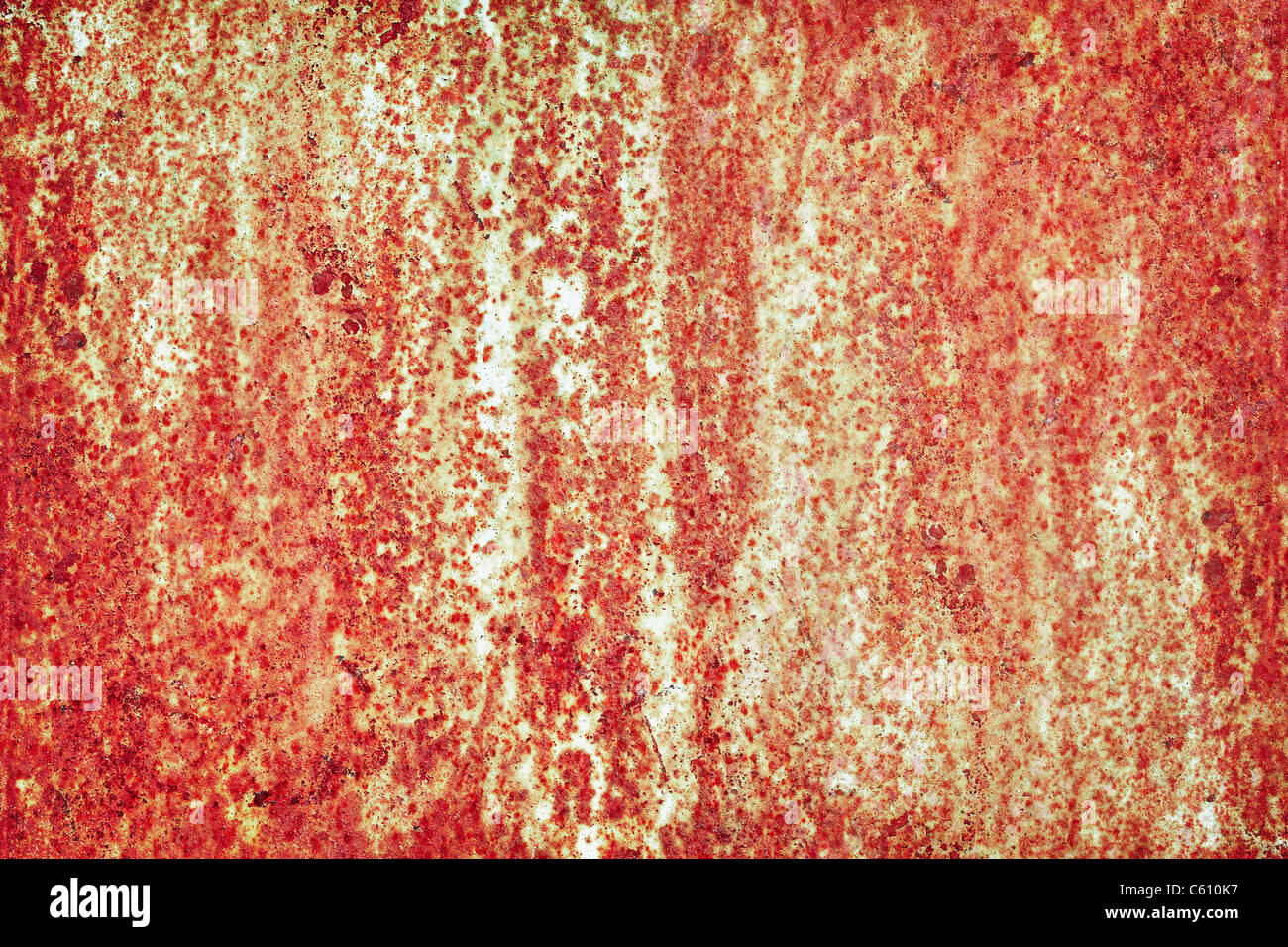 La superficie de la hoja de acero oxidado - grunge textura industrial Foto de stock