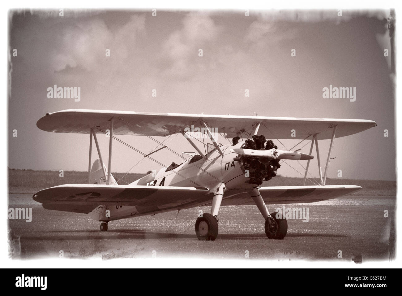 Aviones históricos en Old Buckenham Air Show, Norfolk, UK Foto de stock