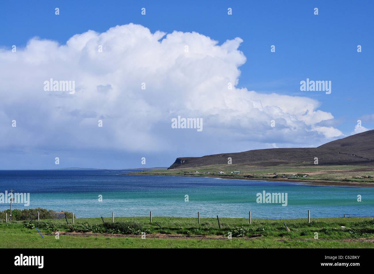 Bahía de Quoys, Isla de hoy, Orkney, Escocia. Foto de stock