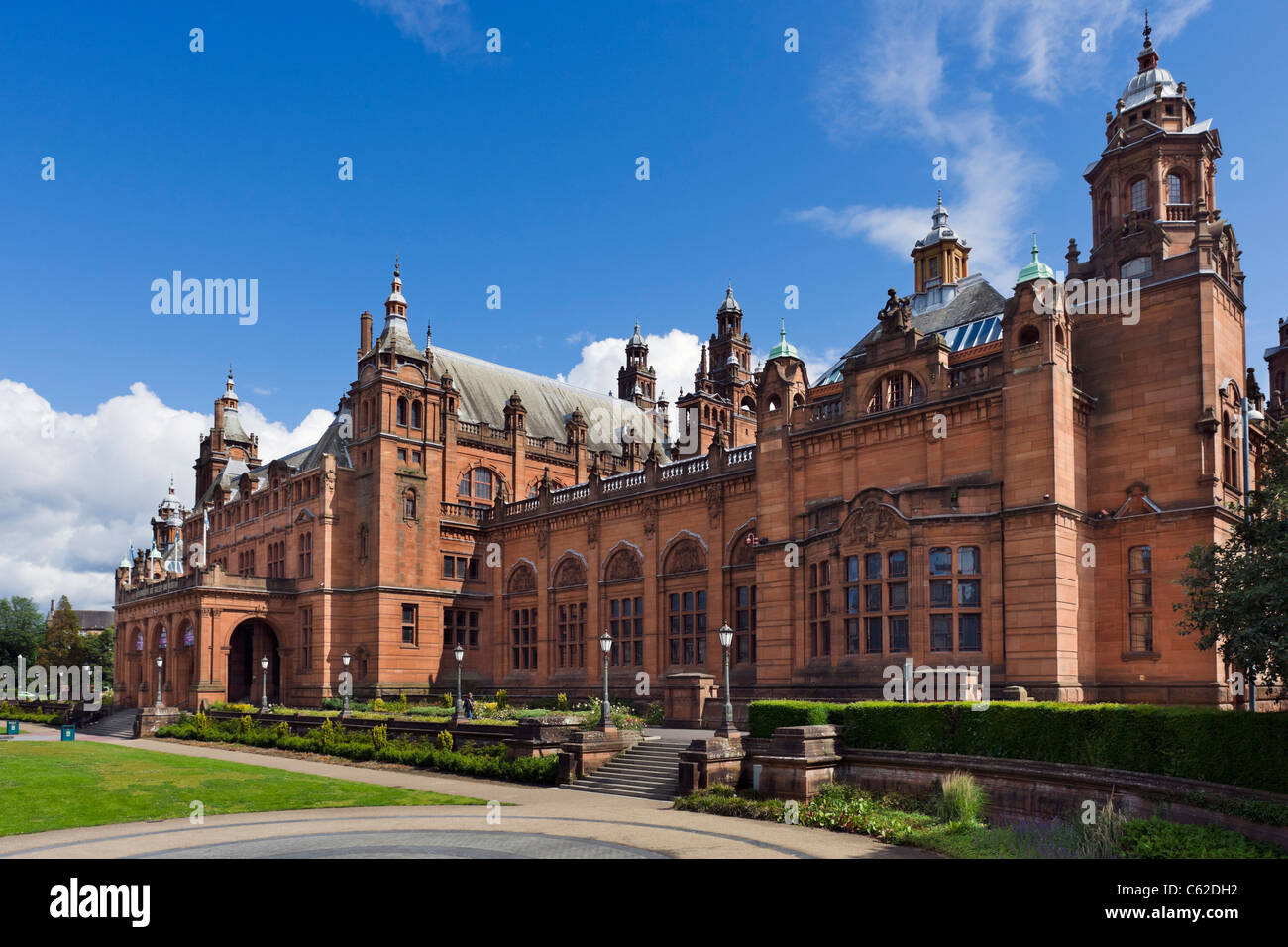 La Galería de Arte y Museo Kelvingrove en Glasgow, Escocia, Reino Unido Foto de stock