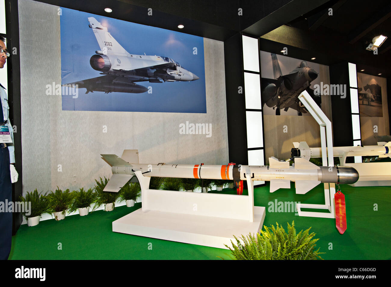 Magic 2 misiles aire a aire, Taipei Aerospace Defense Technology Exhibition 2011, Taiwán Foto de stock