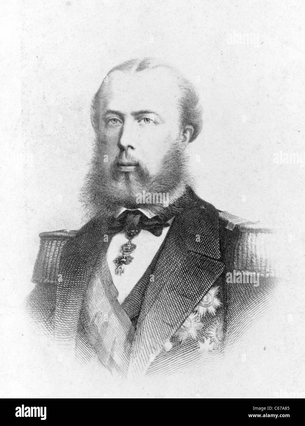 Maximiliano, Maximiliano, Emperador de México, 1860 y 1870 Foto de stock