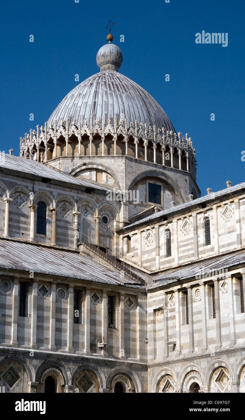 La Catedral - el Duomo - en la Plaza del Milagro, Pisa, Italia Foto de stock