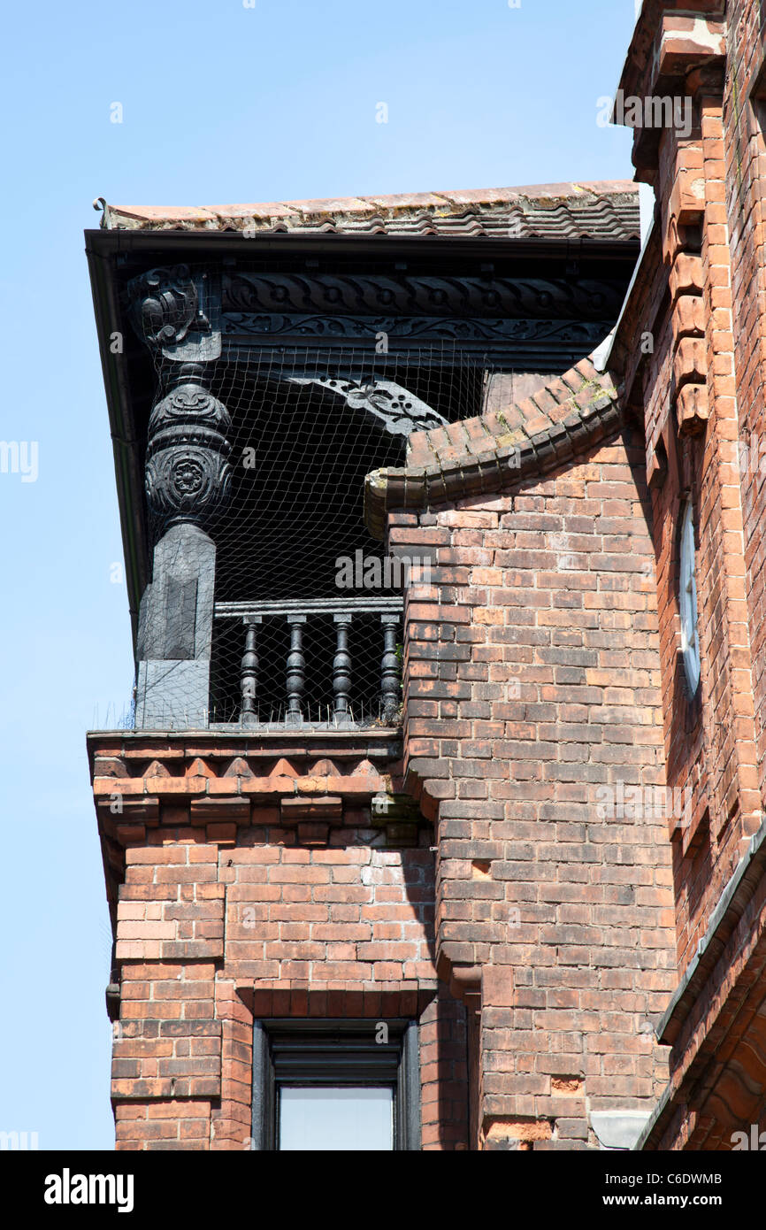 Balcón de madera en Chapelfield North Norwich Norfolk en estilo de