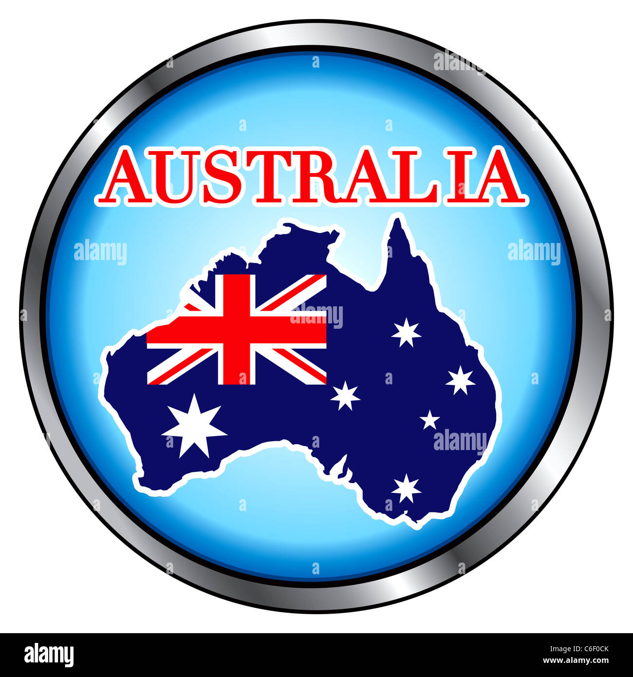 Ilustración vectorial para Australia Foto de stock