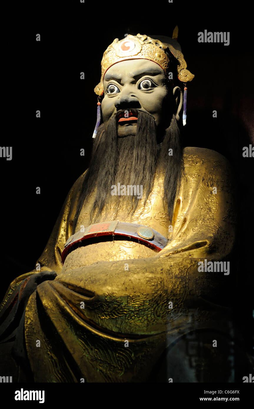 General Zhang Fei, Templo Wuhou (Wuhouci), Chengdu, China Foto de stock
