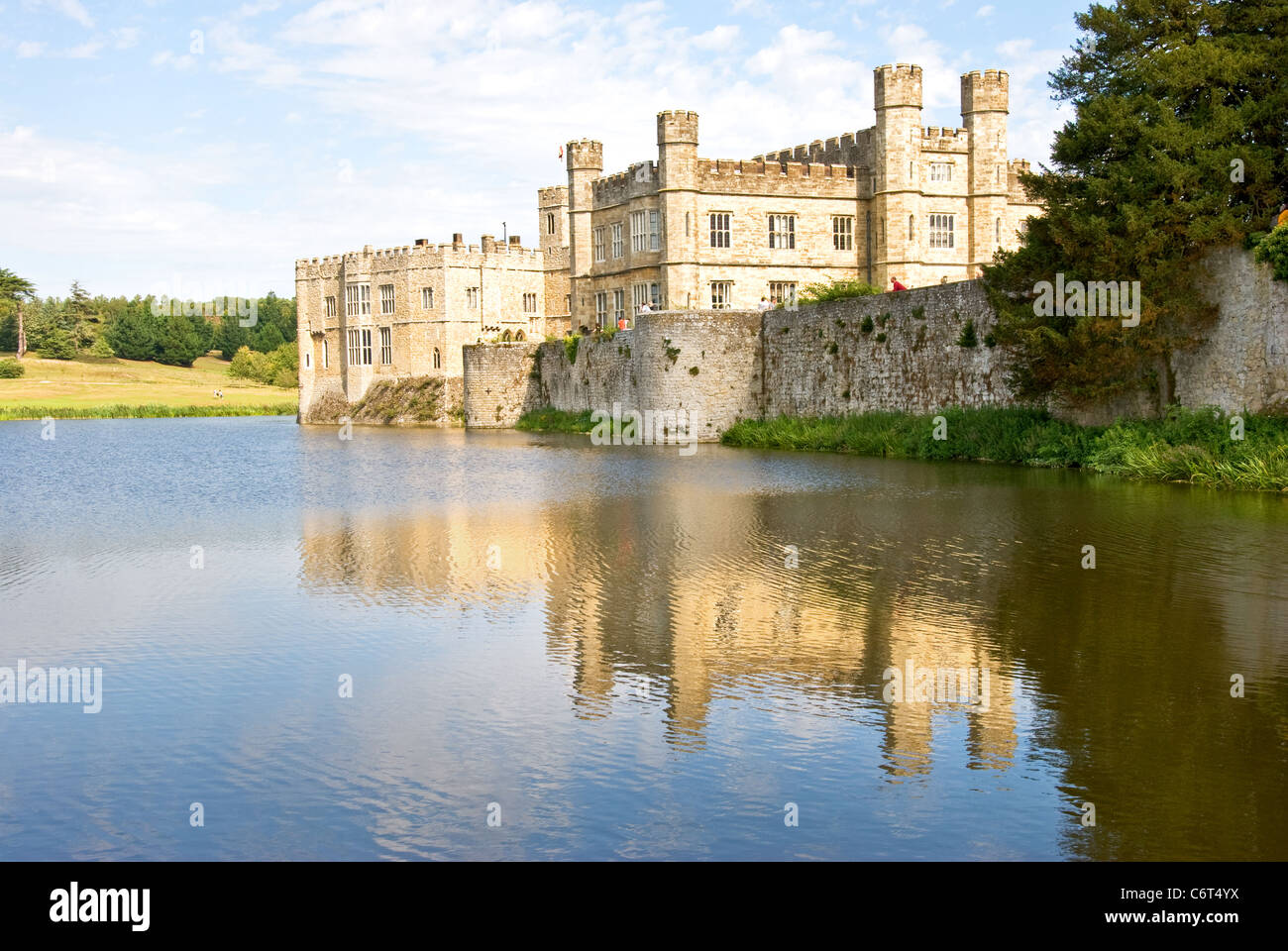 Castillo de Leeds Kent Foto de stock