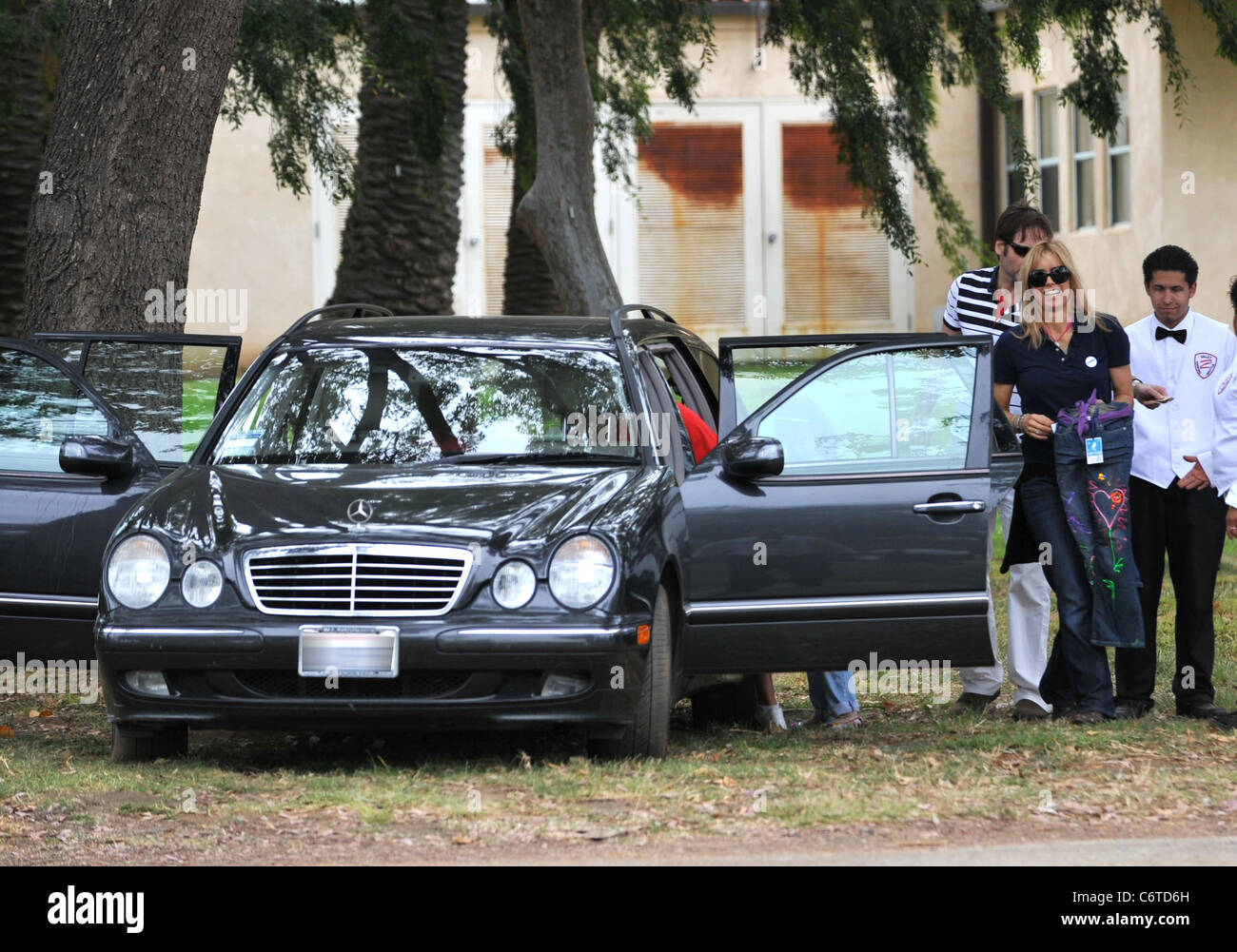 Tea Leoni, David Duchovny con sus hijos Madelaine y Kyd el 21st Annual