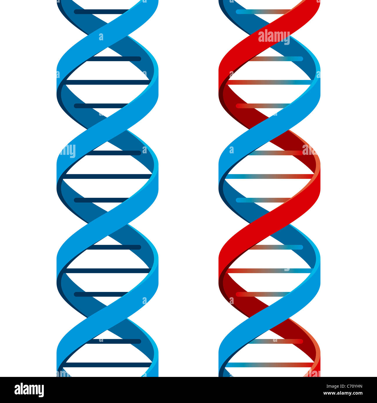Símbolo de ADN Foto de stock