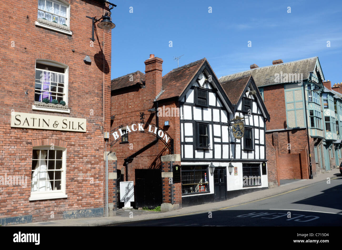 Bridge Street, Hereford, REINO UNIDO Foto de stock