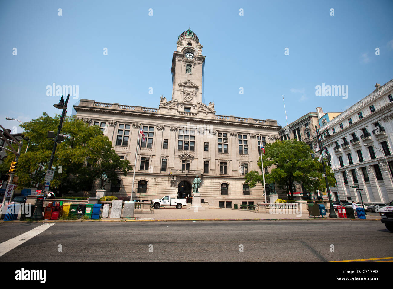 Paterson, Nueva Jersey City Hall en Market Street en el Paterson BDC