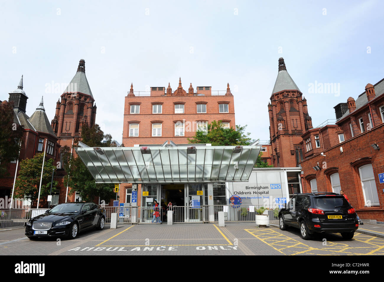 El Hospital Infantil de Birmingham West Midlands England Reino Unido Foto de stock