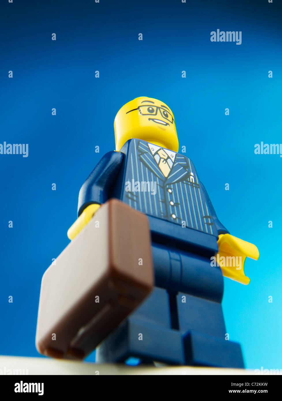 Hombre de negocios de Lego Foto de stock
