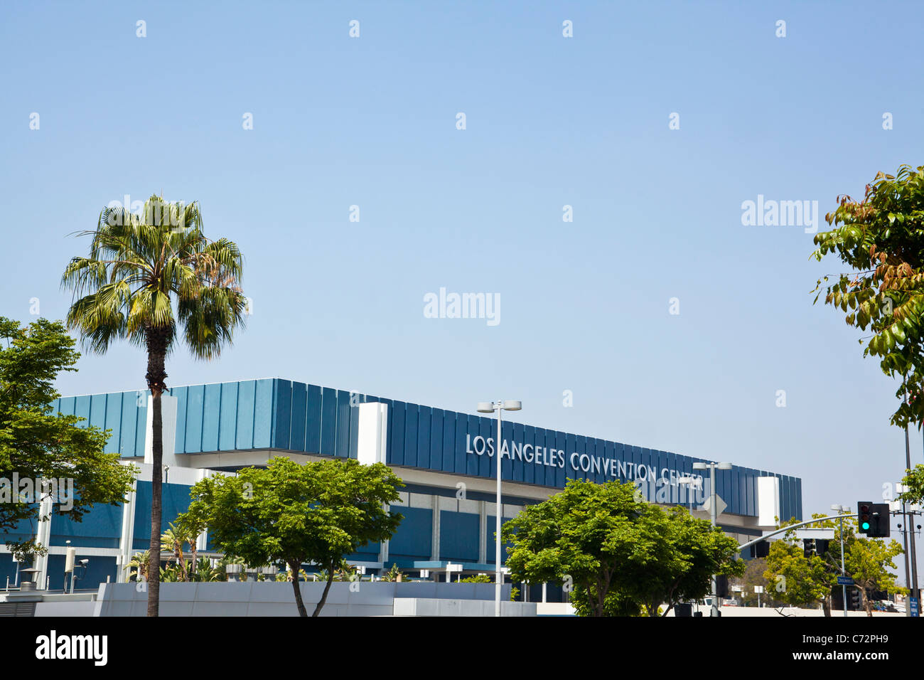 El Los Angeles Convention Center West Hall, sitio del proyecto de campo