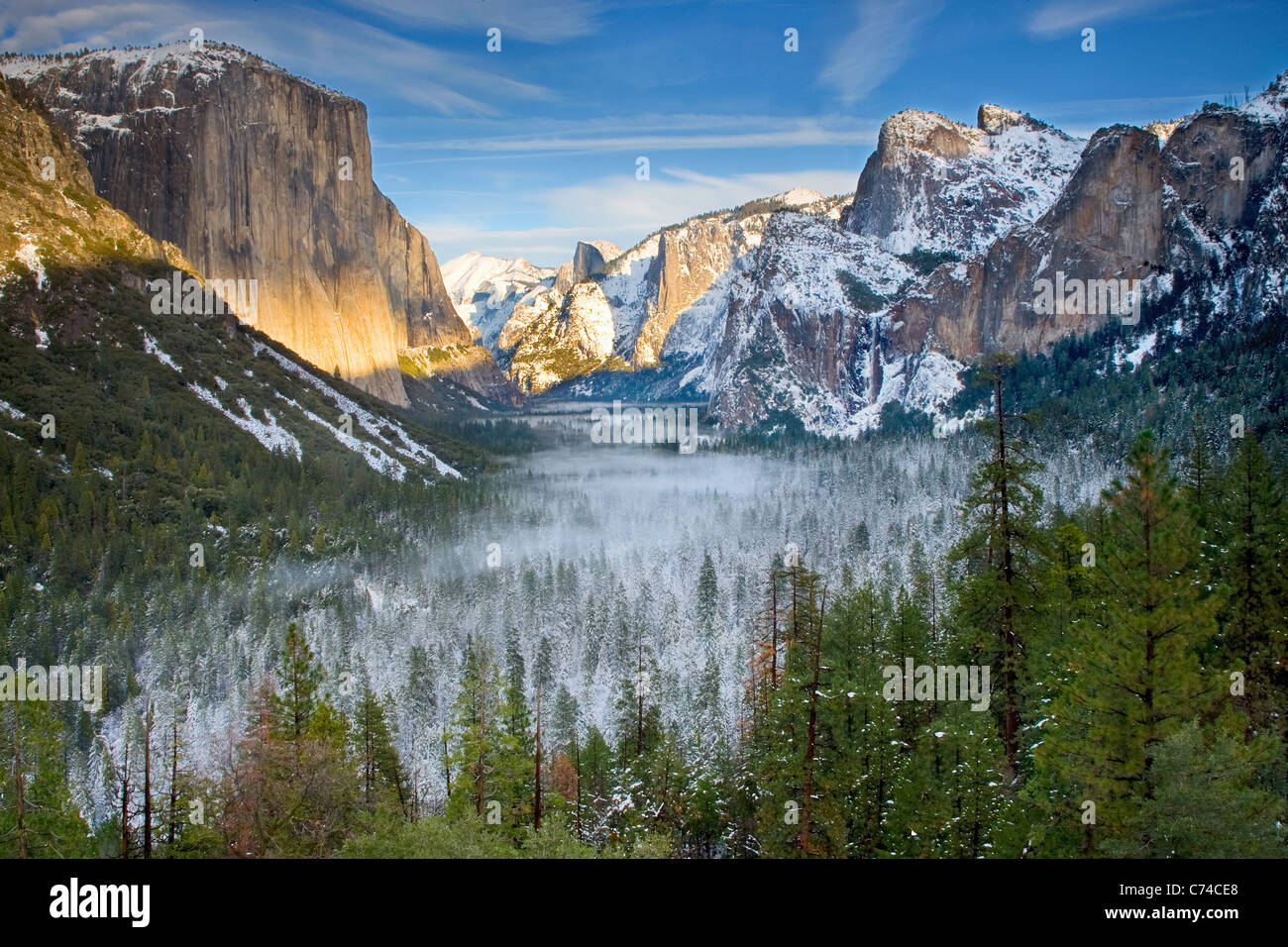 Valle de Yosemite Foto de stock